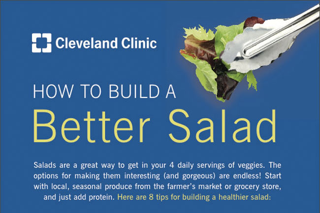How to Build a Super Healthy Salad [Infographic]